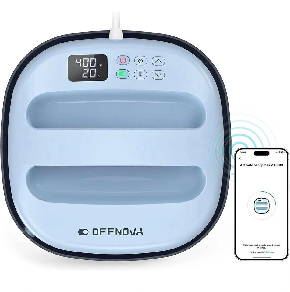 OFFNOVA Heat Press Machine for T-Shirts, 9"x9" Portable Press