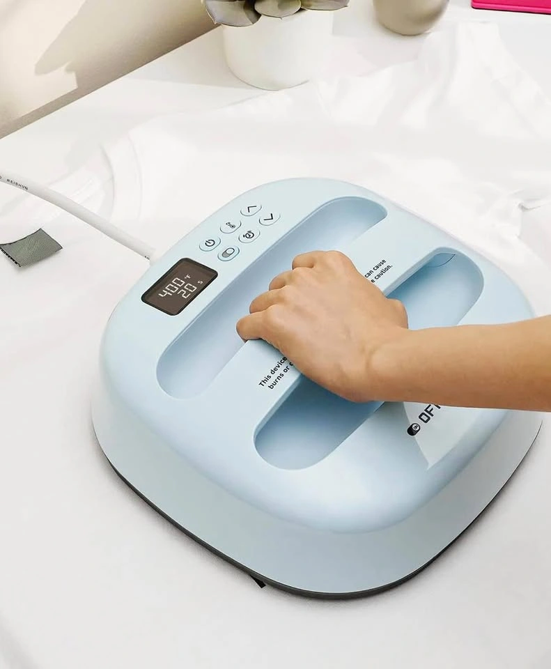 OFFNOVA Heat Press Machine for T-Shirts, 9"x9" Portable Press - photo 2