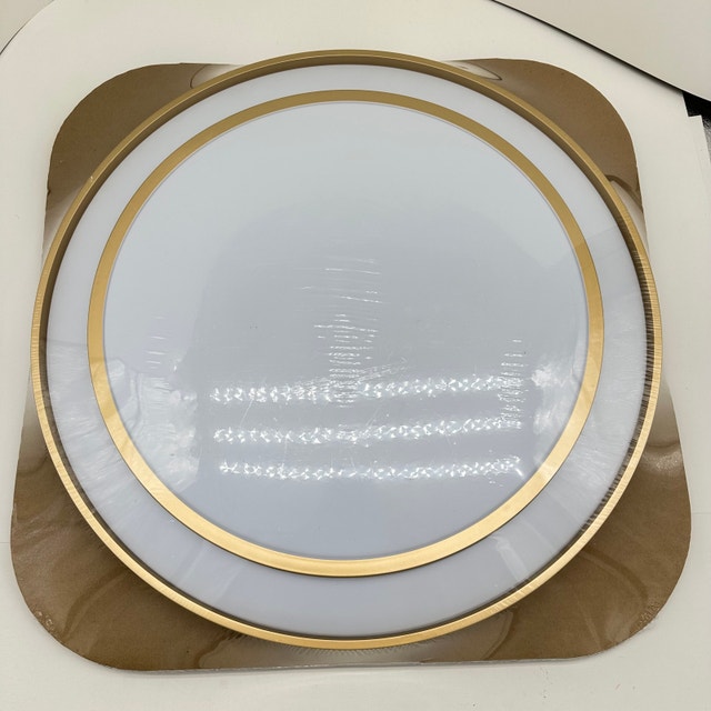 20 inch Flush Mount Ceiling Light Fixture LED 36W, Gold Dimmable - photo 4