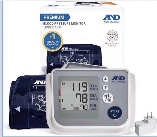 A&D Medical UA-767FAM Blood Pressure Monitor, 4 Users, Wide Cuff