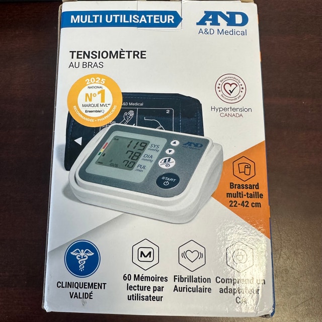 A&D Medical UA-767FAM Blood Pressure Monitor, 4 Users, Wide Cuff - photo 2