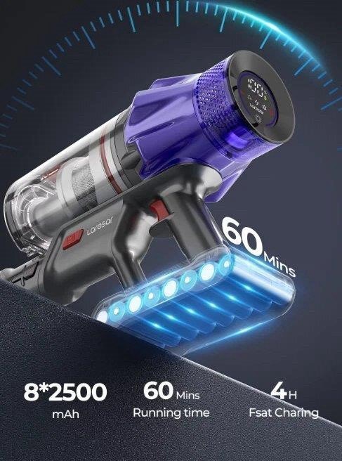 Laresar V7 Cordless Vacuum Cleaner 500W 50KPA - photo 2