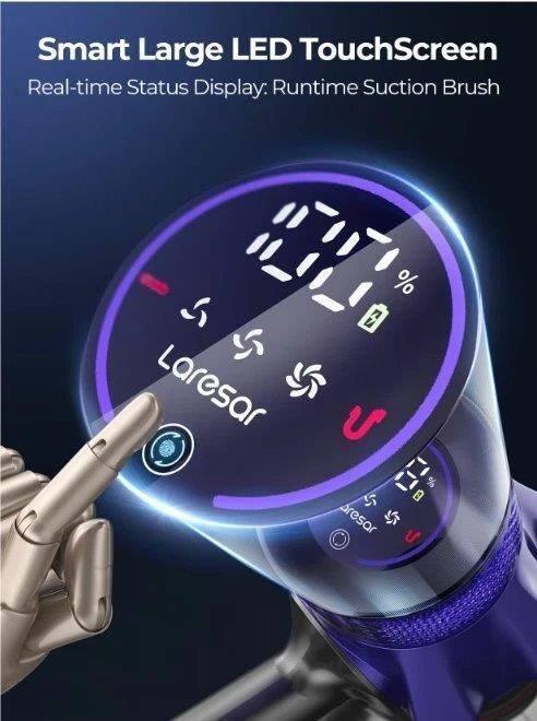 Laresar V7 Cordless Vacuum Cleaner 500W 50KPA - photo 3