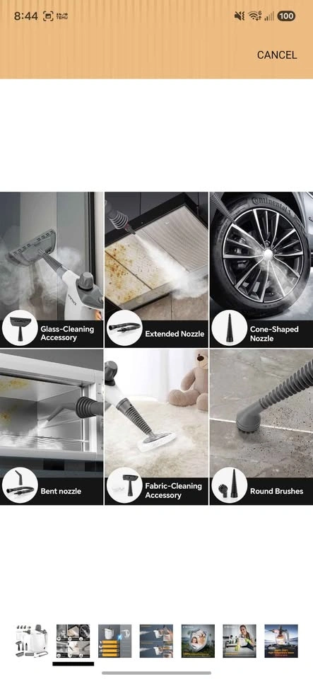 TICYACK EM-316 Multifunctional Handheld Steam Cleaner - photo 3