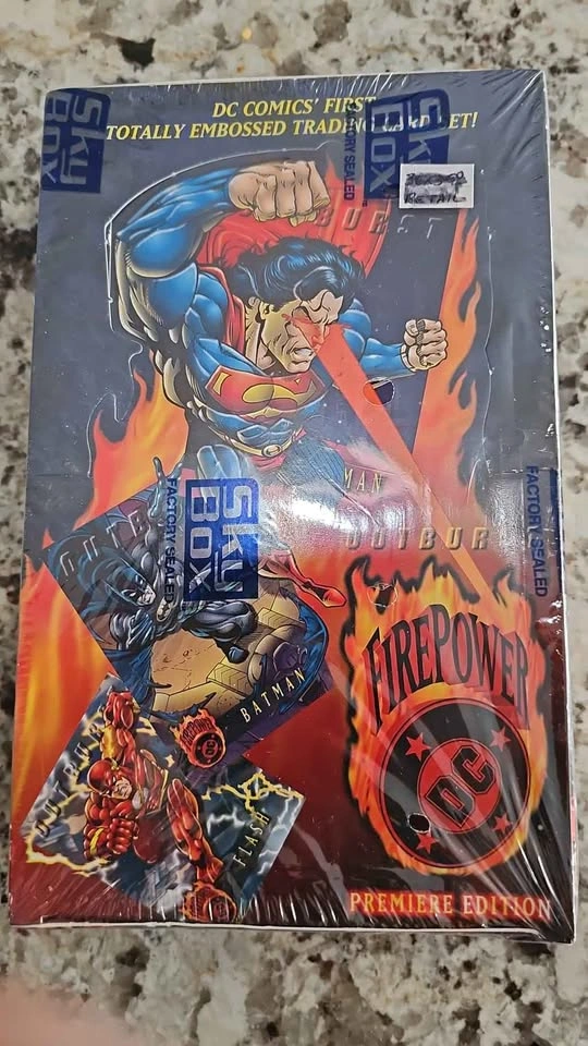 Vintage Marvel and DC Comics trading card boxes and sets - photo 3