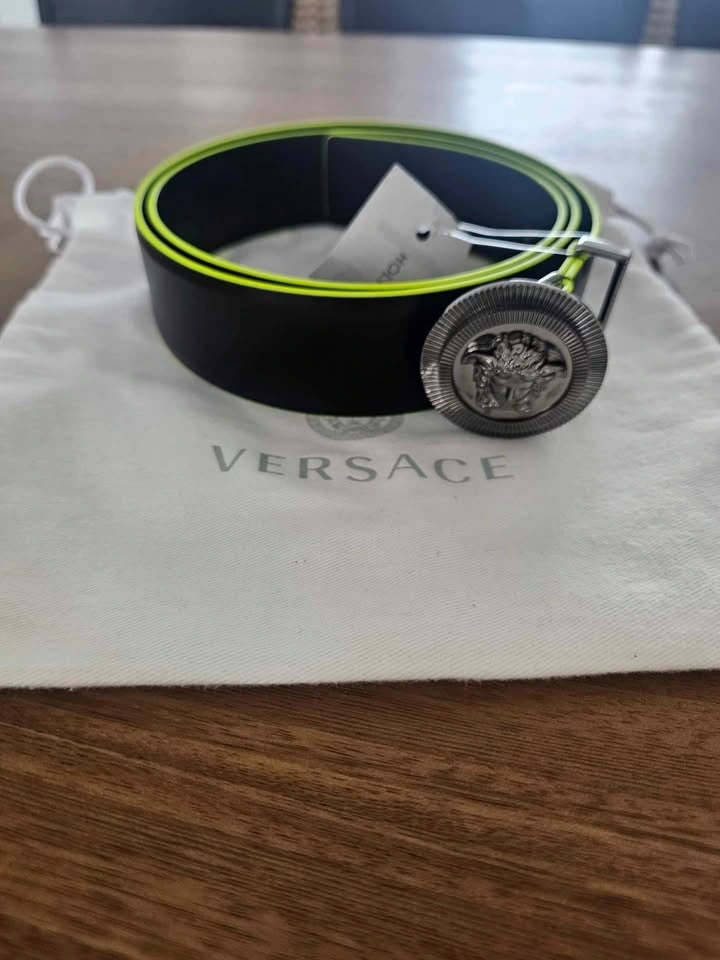 VERSACE Medusa Biggie Leather Belt - photo 2