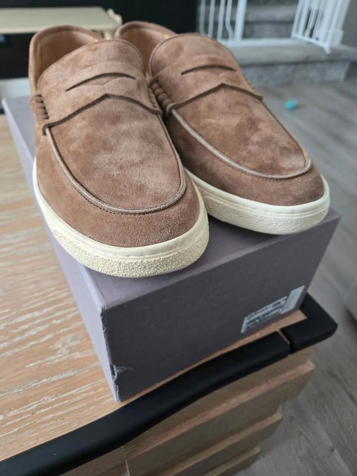 Brunello Cucinelli Brown Suede Loafers Men's 11.5 - photo 3