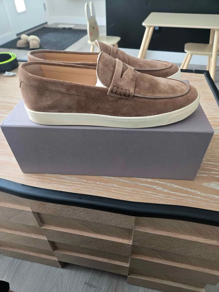 Brunello Cucinelli Brown Suede Loafers Men's 11.5 - photo 4
