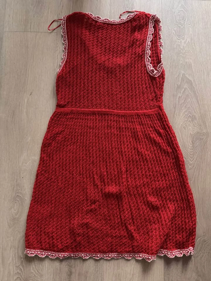Knit Red Dress Zara - photo 3