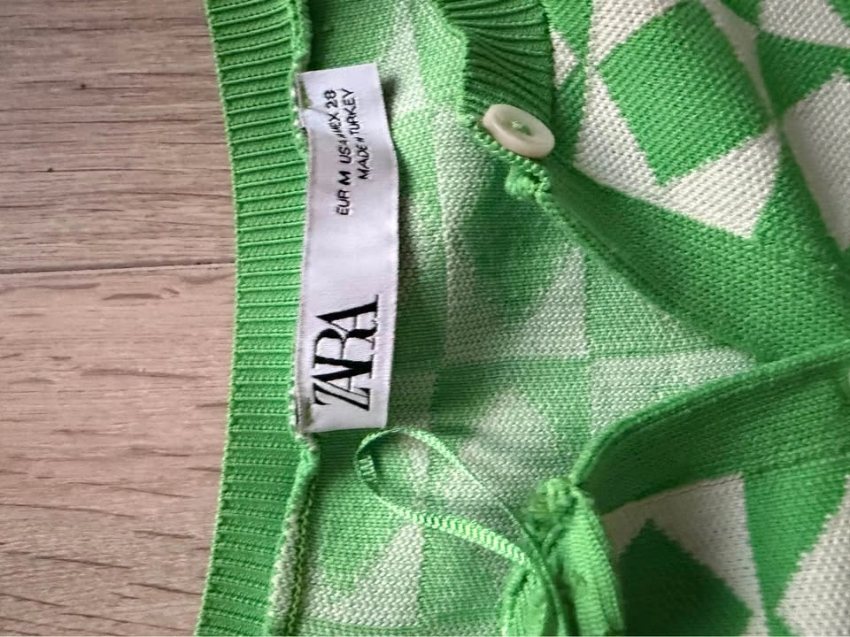 Geometric Green Zara Cardigan - photo 2