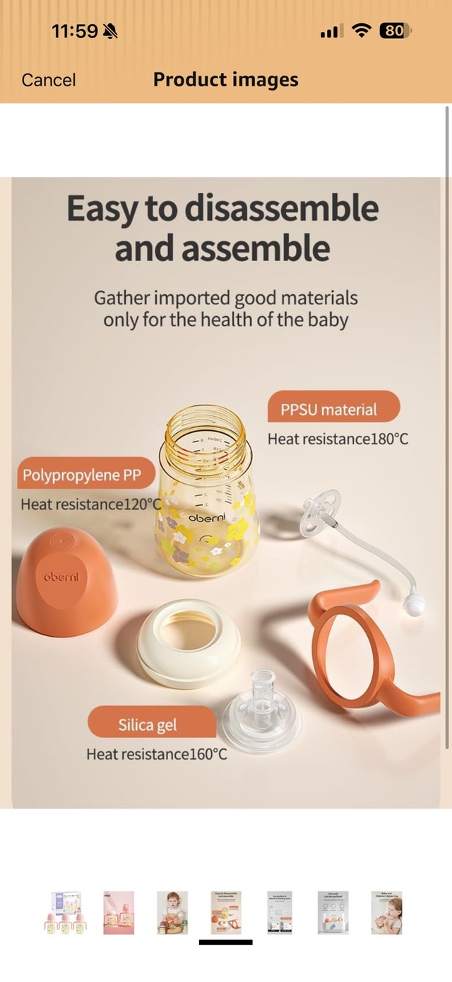 (New - Giftable) Oberni PPSU Baby Sippy Cup - photo 3
