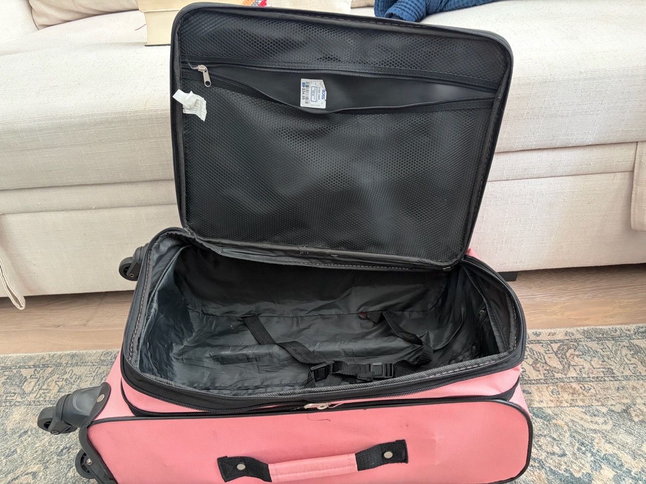 iPack Pink Softside Carry-On Spinner Luggage - photo 2