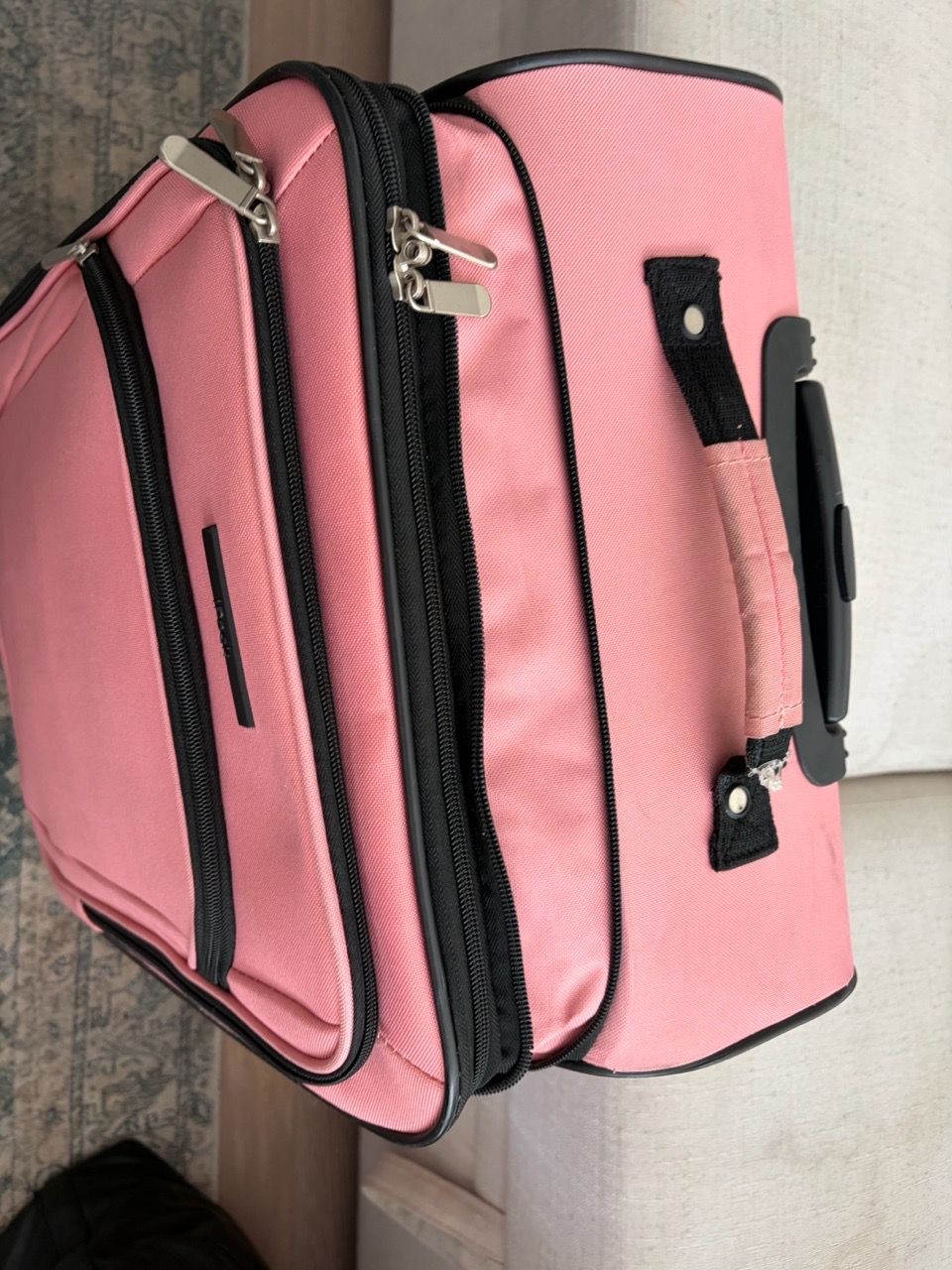 iPack Pink Softside Carry-On Spinner Luggage - photo 5
