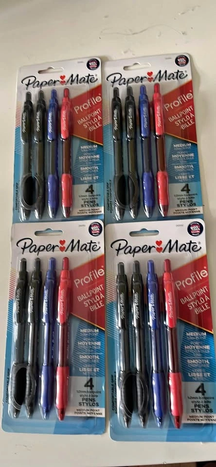 4 packs of pens ($2 for all)