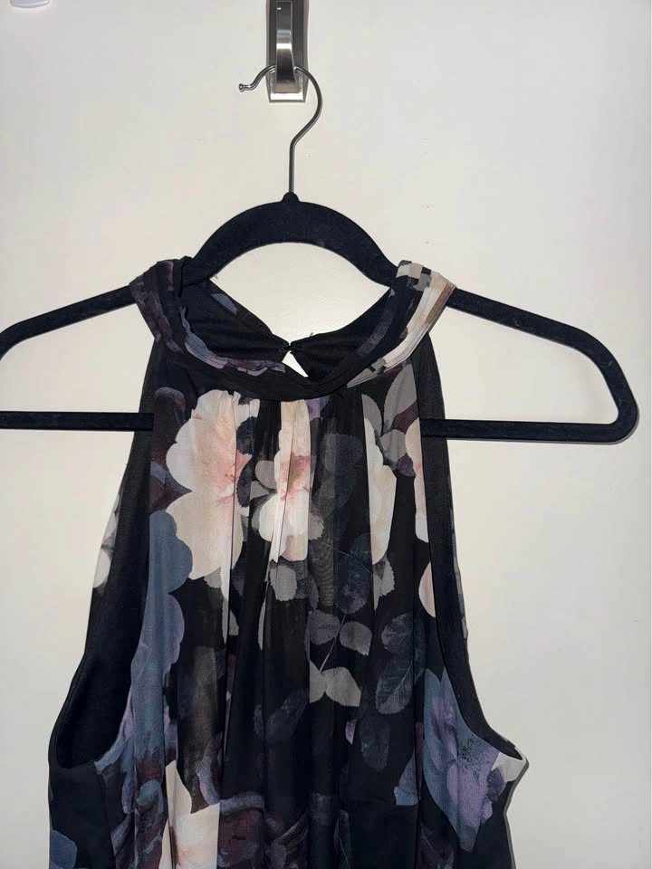 Floral Halter Neck Dress Size 16 - photo 2