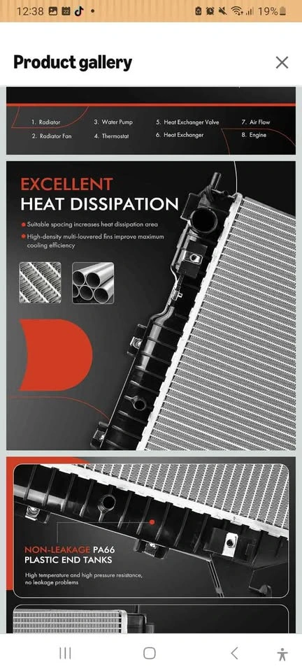 BRAND NEW Cadillac CT4 Radiator (2020–2023) | Never Used - photo 5