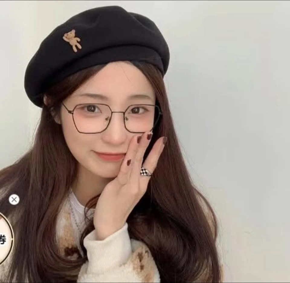 Black Teddy Bear Beret Hat - photo 2