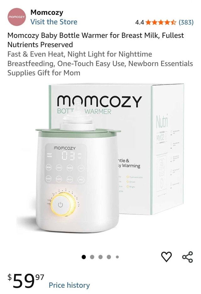 Momcozy Baby Bottle Warmer