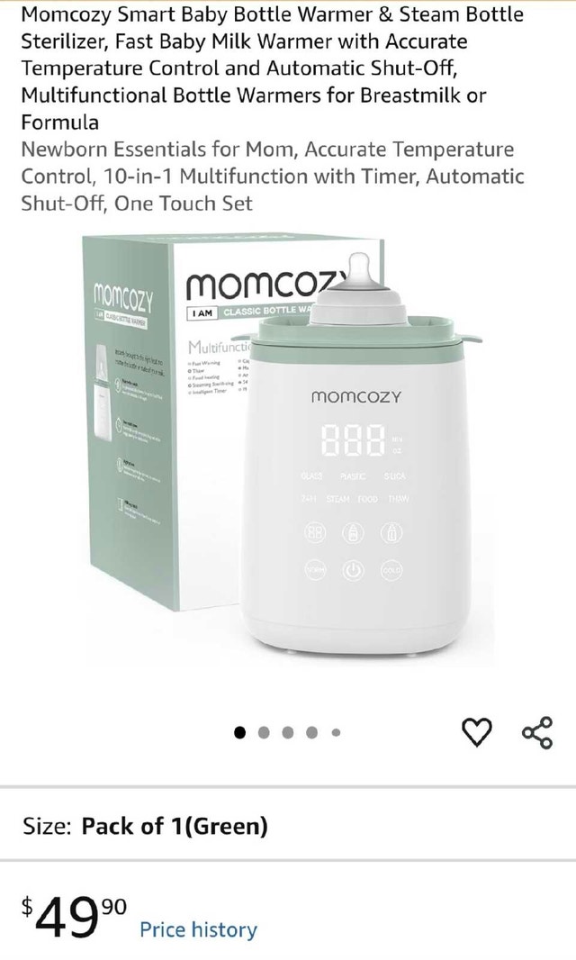 Momcozy Smart Baby Bottle Warmer