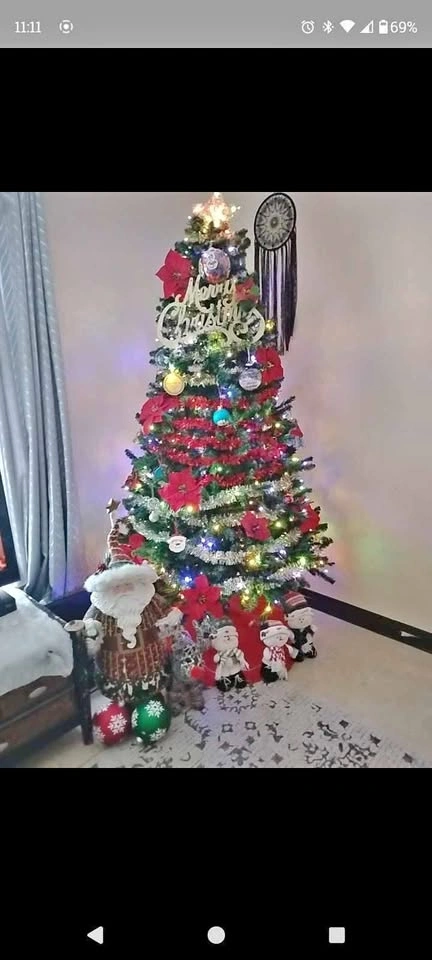 7 ft Pre-lit Braxton Fir Christmas Tree