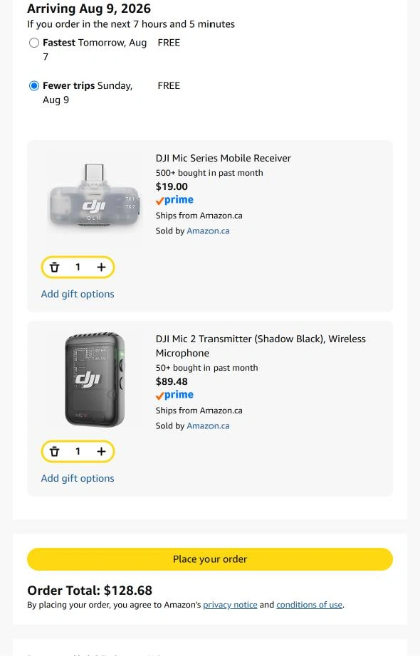 DJI Mic 2 Transmitter + DJI Mic Mobile Receiver Kit - photo 3