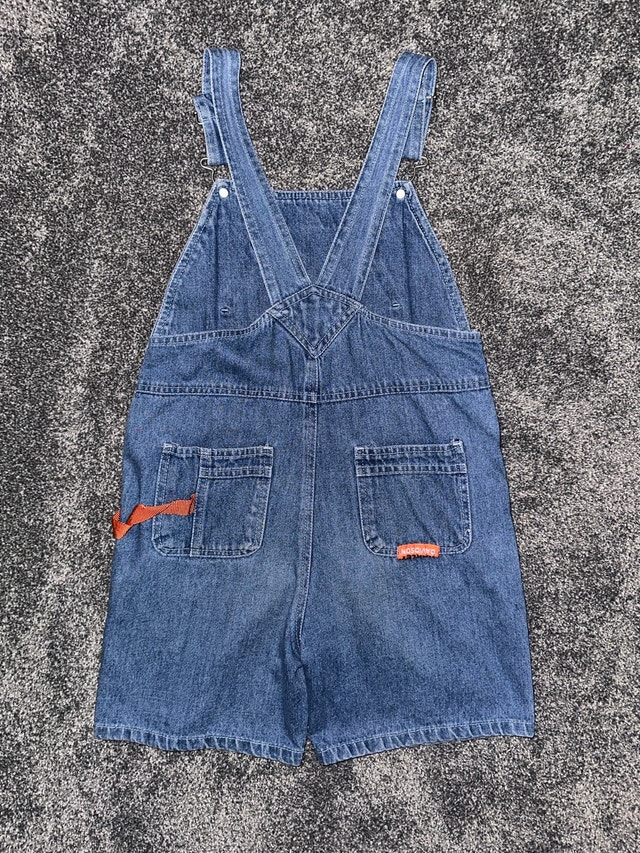 kids vintage Harley Davidson denim overalls size 6x - photo 5