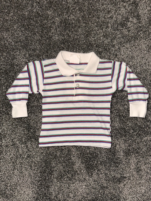 long sleeve baby polo shirt size 12 months