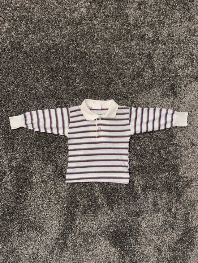 long sleeve baby polo shirt size 12 months - photo 3