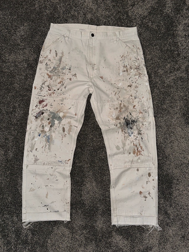 White Painter Pants Size 38x36