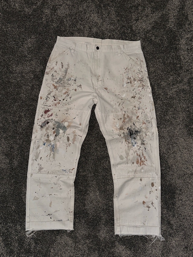 White Painter Pants Size 38x36 - photo 2