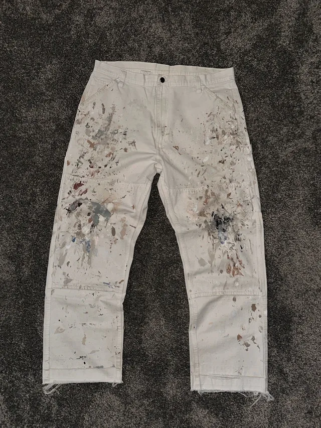 White Painter Pants Size 38x36 - photo 2
