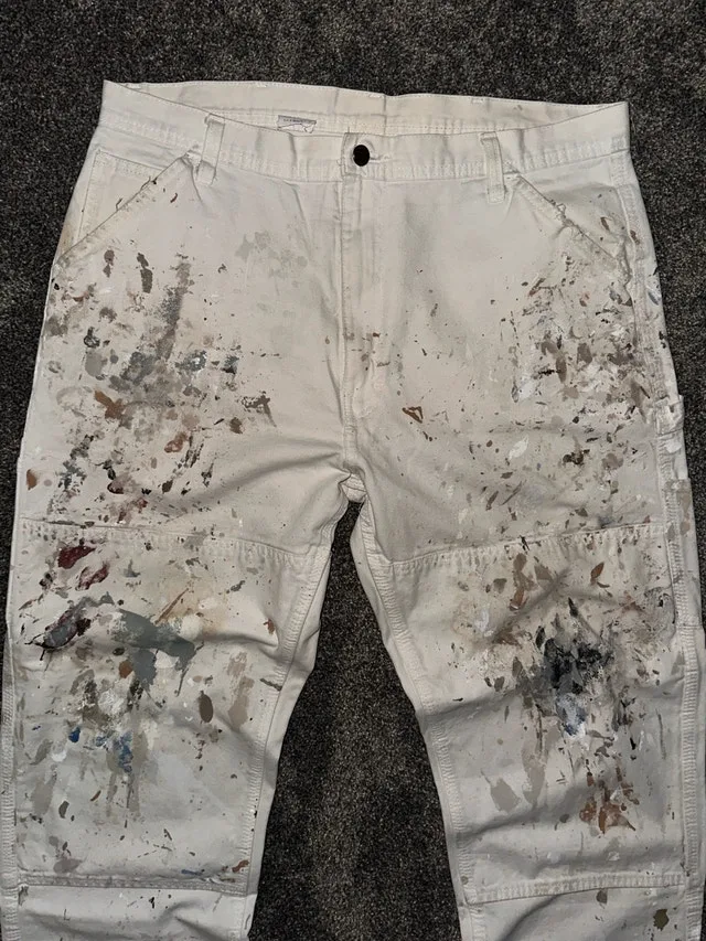 White Painter Pants Size 38x36 - photo 3