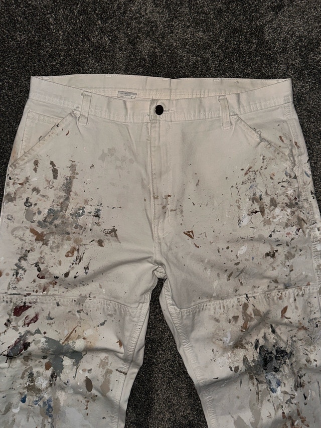 White Painter Pants Size 38x36 - photo 4