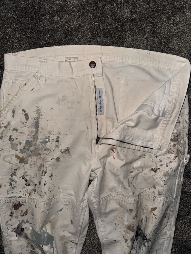 White Painter Pants Size 38x36 - photo 5