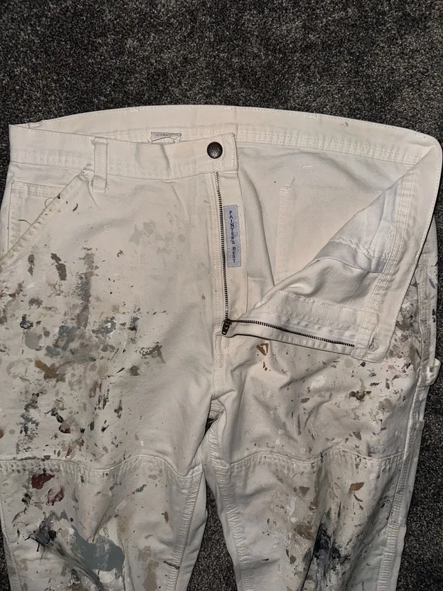 White Painter Pants Size 38x36 - photo 5