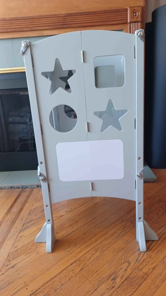 Guidecraft Classic Kitchen Helper Foldable Toddler Tower - photo 3