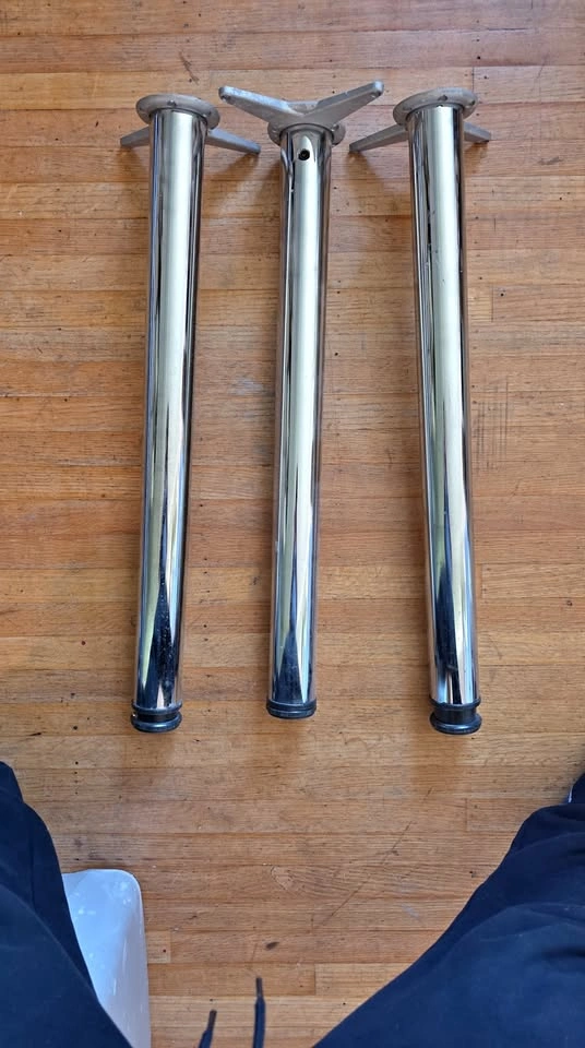 Chrome Table Legs