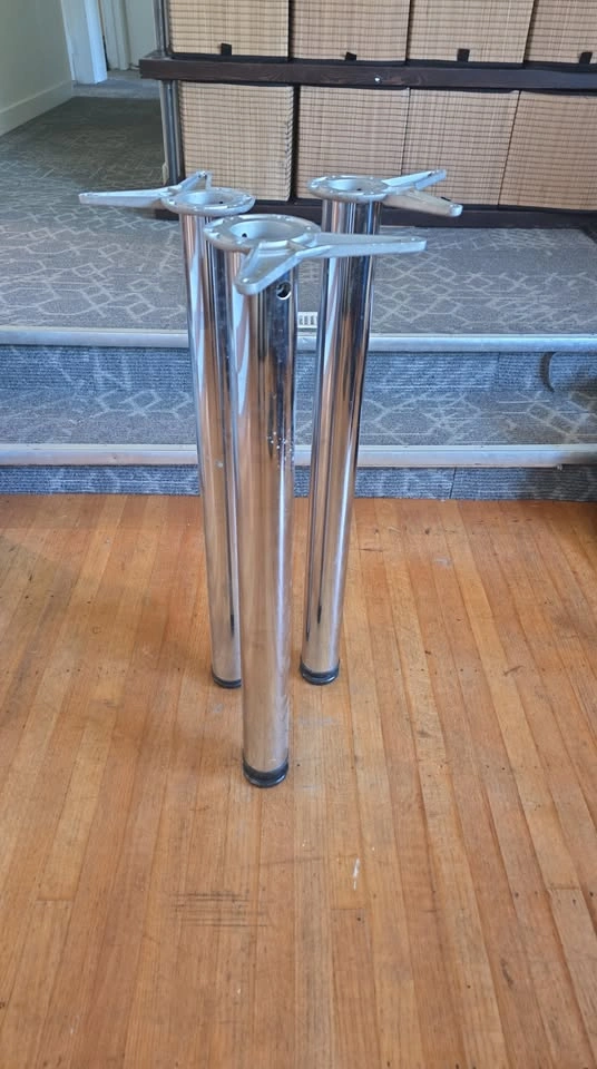 Chrome Table Legs - photo 2