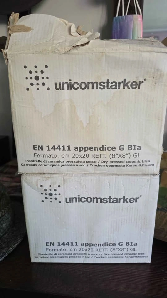 Unicom Starker Italian Porcelain Tile – 8x8 – Black/White/Gray - photo 2