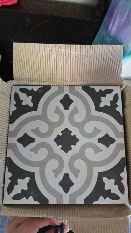 Unicom Starker Italian Porcelain Tile – 8x8 – Black/White/Gray - photo 4
