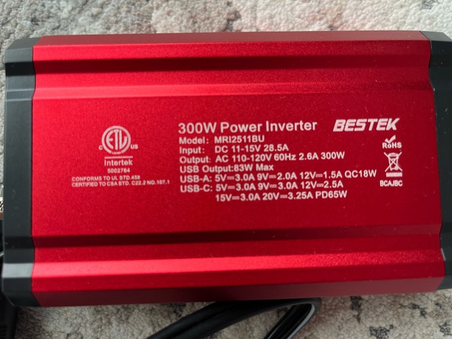 BESTEK 300W Power Inverter - photo 3