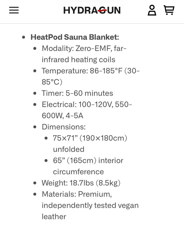 Infrared Sauna Blanket - used - photo 4