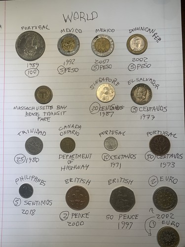 World Coin Collection (41 Coins)