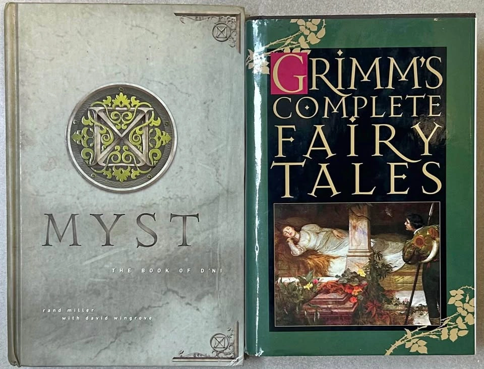 Myst: The Book of D'Ni and Grimm's Complete Fairy Tales Hardcove