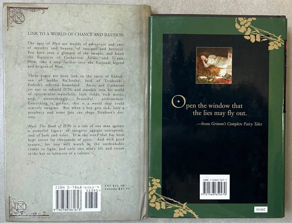 Myst: The Book of D'Ni and Grimm's Complete Fairy Tales Hardcove - photo 2