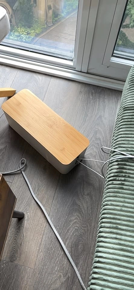 Cable Management Box Wood Top x 3 - photo 2