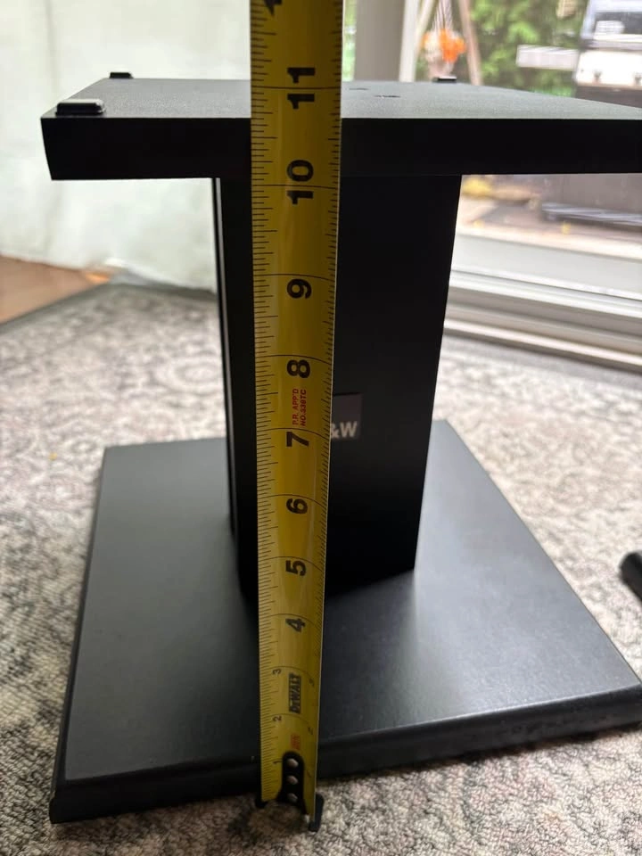 Vintage Wooden Speaker Stands – 11" High. Black. - photo 2