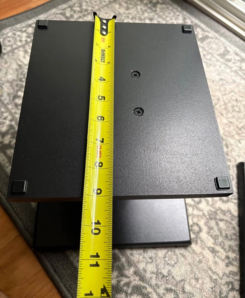 Vintage Wooden Speaker Stands – 11" High. Black. - photo 3