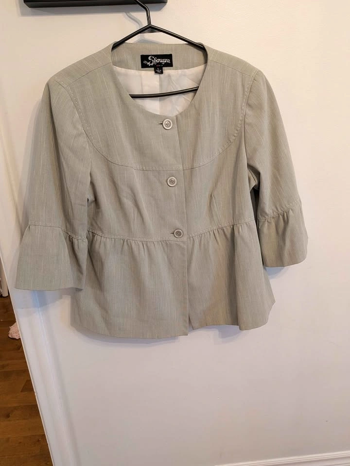 Sharagano Peplum Jacket