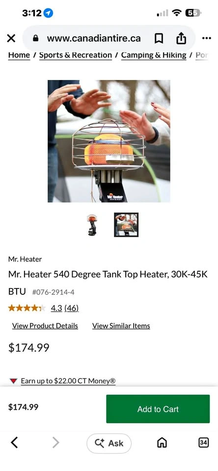Propane heater